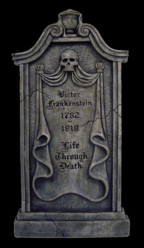 Victor Frankenstein Tombstone<p>IN-STORE PURCHASE ONLY
