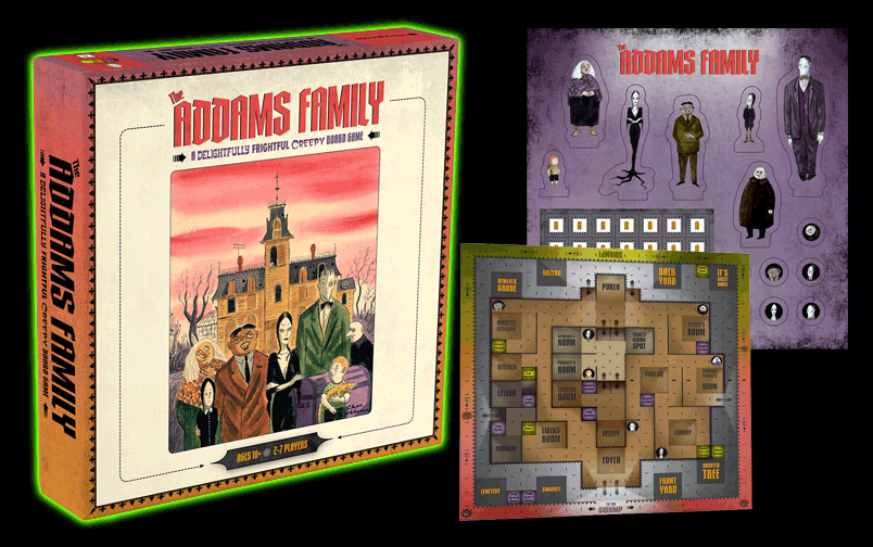 The Addams Family: A Delightfully Frightful Creepy Board Game