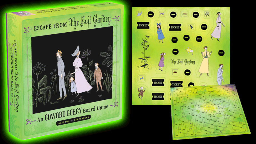 Escape from The Evil Garden: An Edward Gorey Board Game