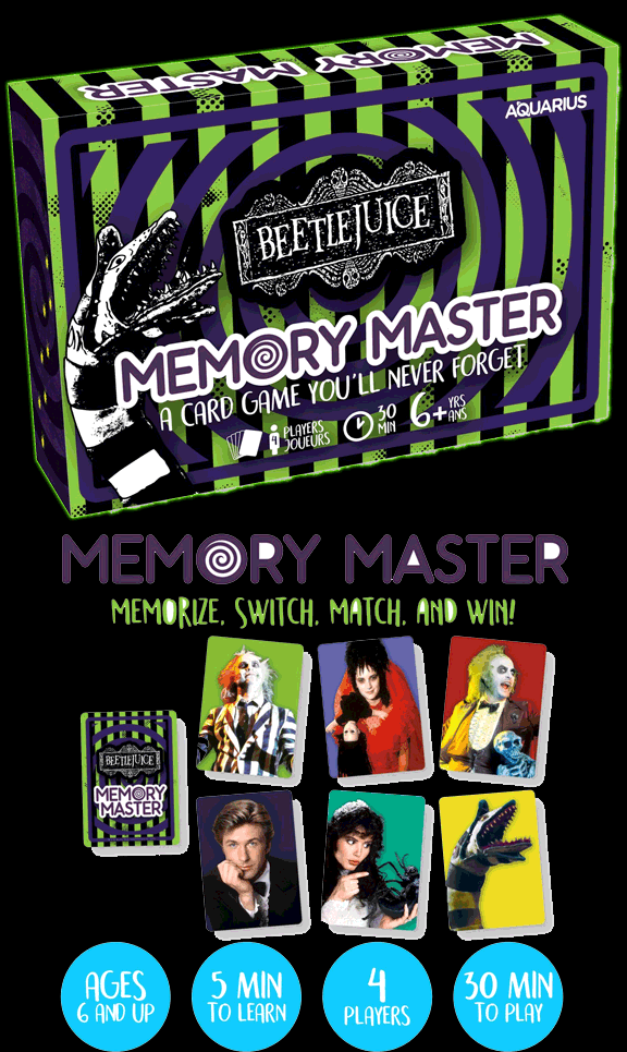 Beetlejuice Memory Master Card Game