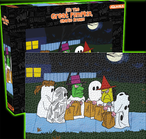 Peanuts- Trick Or Treat Scene 1,000 Piece Jigsaw Puzzle