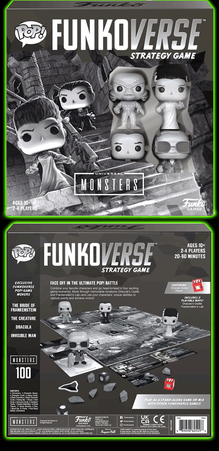 Funkoverse: Universal Monsters Strategy Game 4-Pack