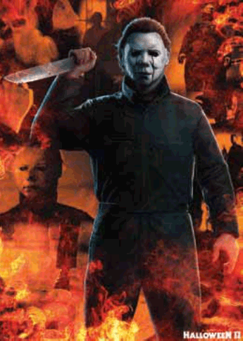 Halloween 2 Michael Myers Fire 1000pc. Puzzle