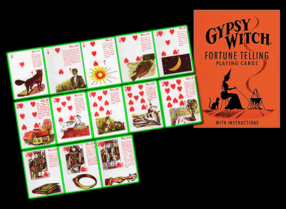 Gypsy Witch Fortune Telling Playing Cards