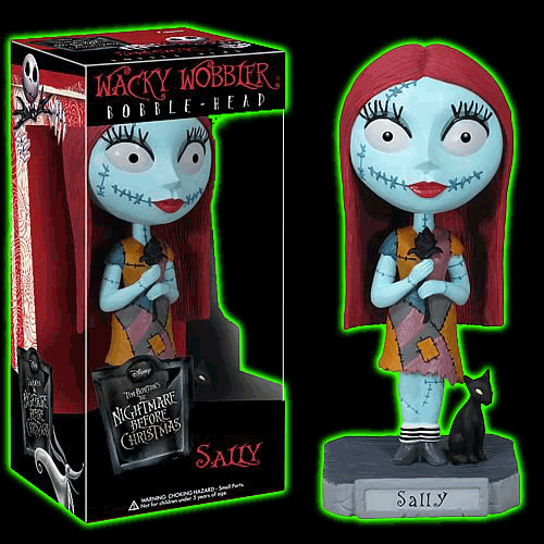 The Nightmare Before Christmas Sally Wacky Wobbler Bobblehead