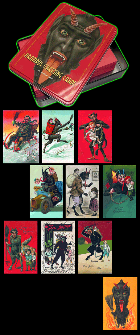 Krampus Greeting Cards: Gruss vom Krampus!