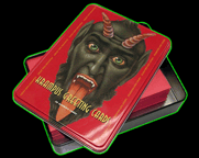 Creepy Krampus Sticker Book: 72 Reusable Stickers for