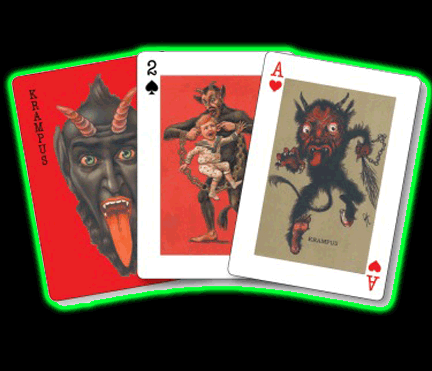 Krampus Playing Cards