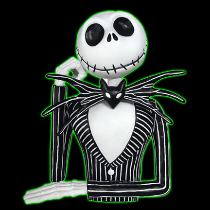 Nightmare Before Christmas Jack Skellington Bust Bank