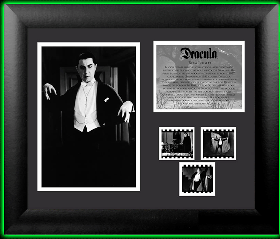 Dracula Large Framed Film Cell