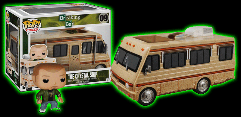 Breaking Bad: The Crystal Ship RV with Jesse Pinkman Pop! Vinyl Vehicle Figure