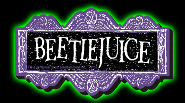 Beetlejuice Logo Chunky Magnet