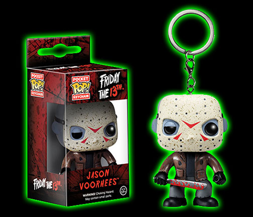 Funko Pop Pocket Friday the 13th Keychain Jason Voorhees Action Figure Toy