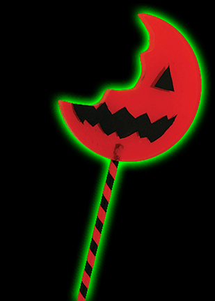 Trick R Treat Sam  Bitten Lollipop Prop