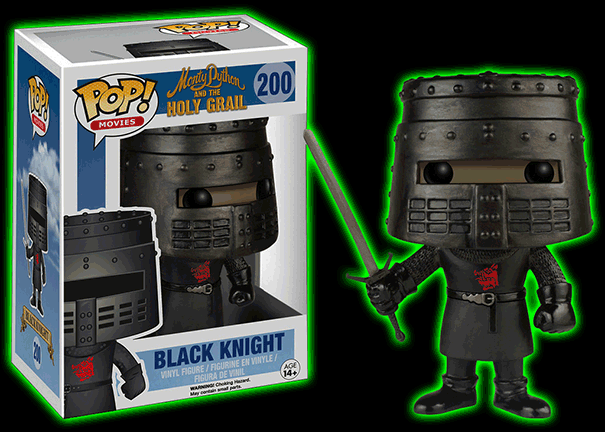 Monty Python And The Holy Grail: Black Knight Funko Pop! Vinyl Figure #200