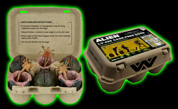 Alien: Xenomorph Egg Set in Collectible Carton