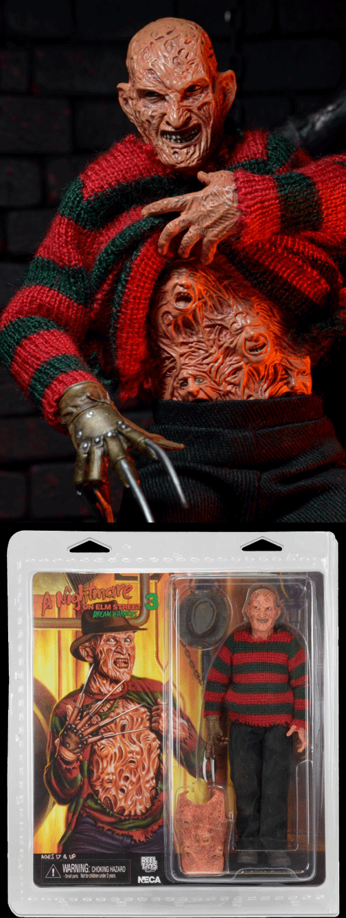 Nightmare On Elm Street Part 3- 8 Inch Dream Warriors Freddy Figure