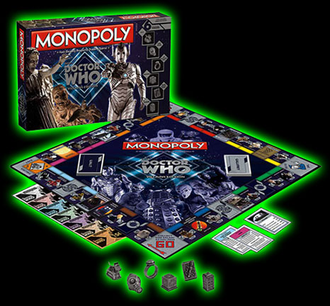 Doctor Who Villain Edition Monopoly Board Game