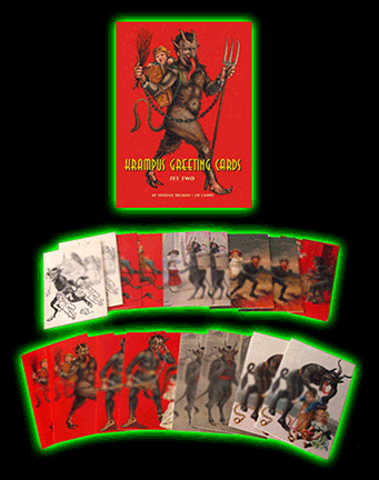 Krampus Greeting Cards Set Two