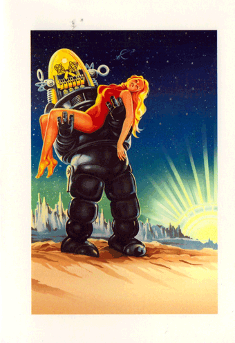 Forbidden Planet Greeting Card - OS-29