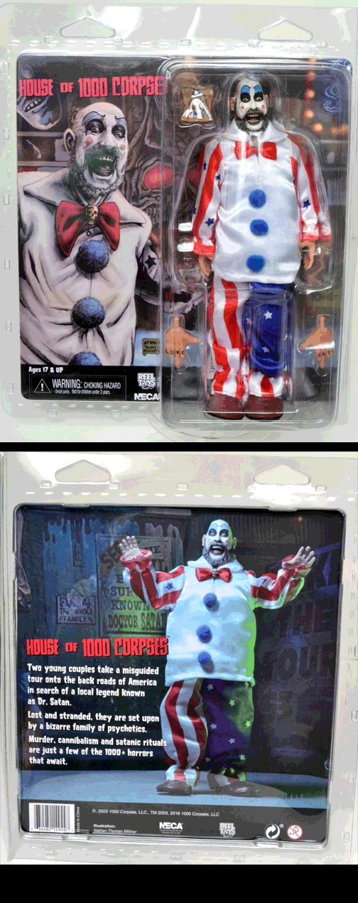 2016 House of 1000 Corpses: Captain Spaulding 8 Inch Clothed Figure