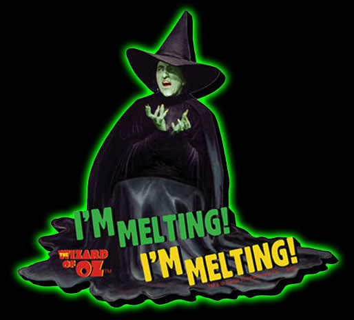 Wizard Of Oz Melting Witch Chunky Magnet