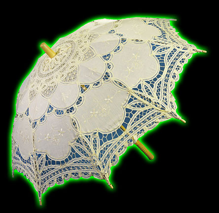 Ecru Lace Parasol