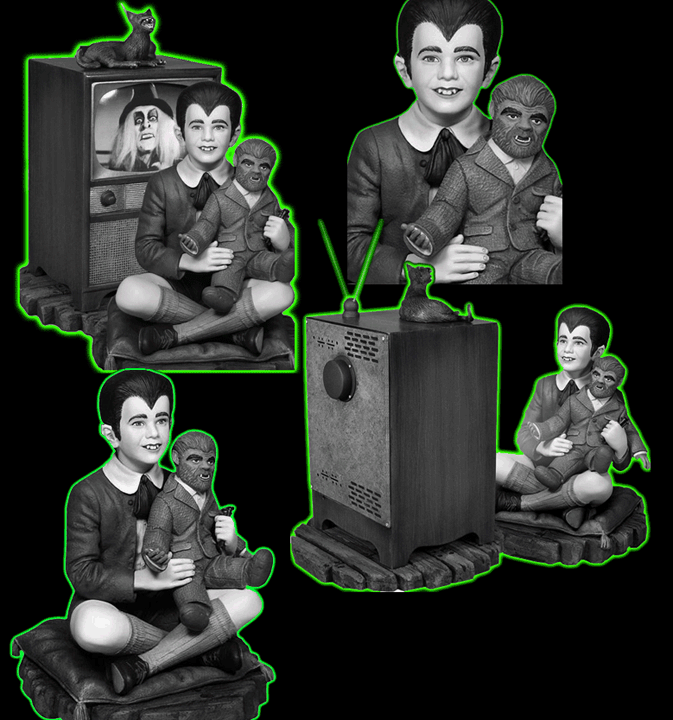 Eddie Munster Black and White Special Edition Maquette