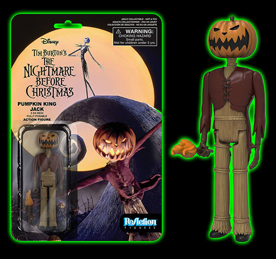 Nightmare Before Christmas Pumpkin King Jack ReAction Figure