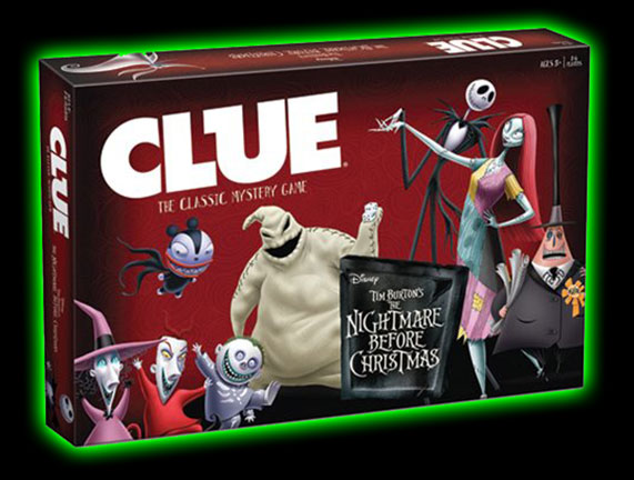 The Nightmare Before Christmas Clue Game