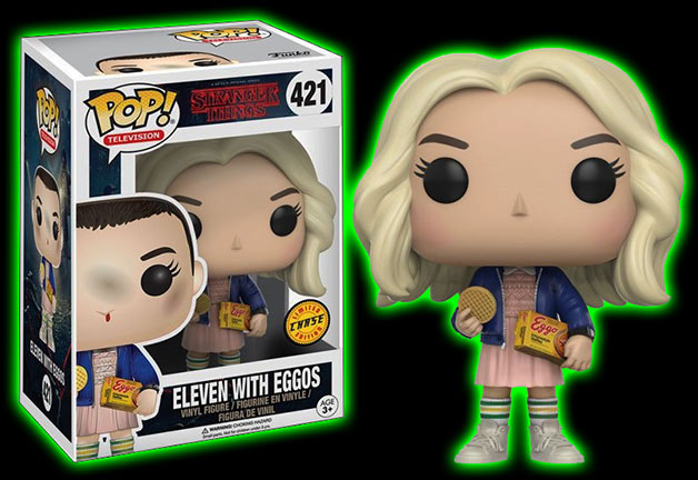 Stranger Things: Eleven With Wig And Eggos Pop! Vinyl Figures