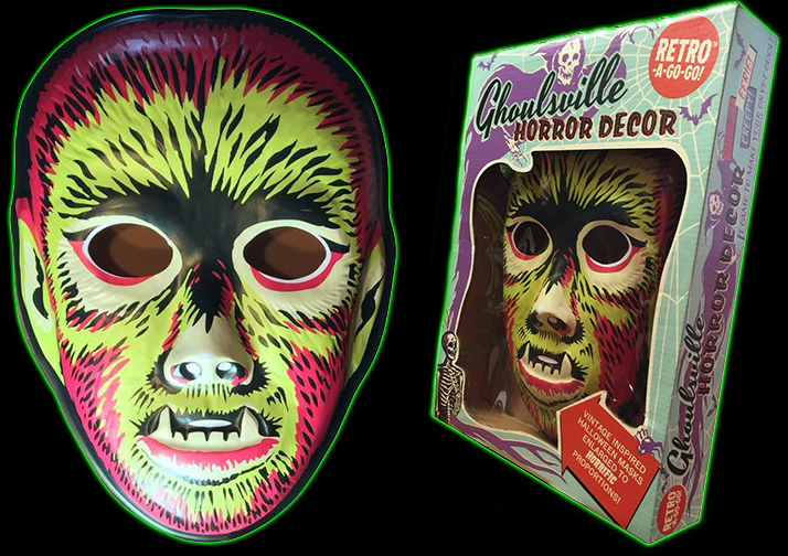 Electric Wolfman Vac-tastic Plastic Mask Wall Decor