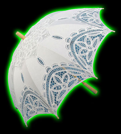 White Lace Parasole