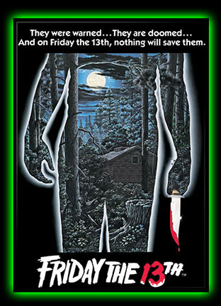 Friday The 13th Movie Poster Magnet