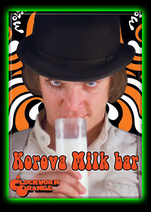 A Clockwork Orange Korova Milk Magnet