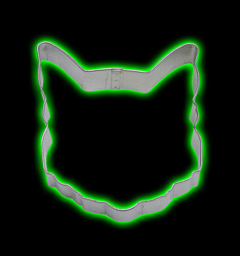 Cat Face Cookie Cutter 3.5