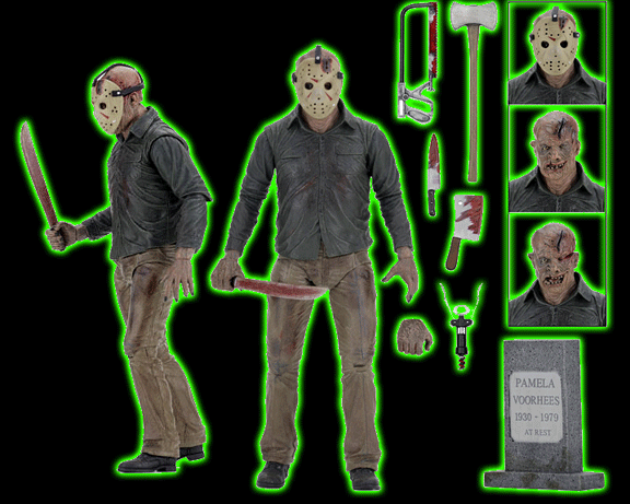 Friday the 13th 7in Scale Action Figure- Ultimate Part 4 Jason