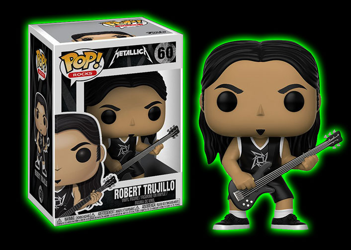 POP Vinyl Figure Robert Trujillo Metallica Funko Rocks 