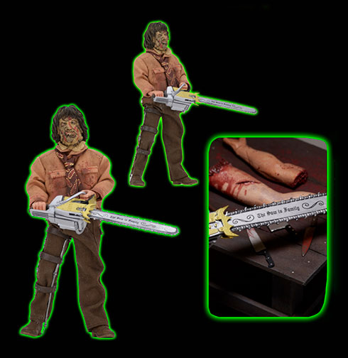 Texas Chainsaw Massacre 3- 8 Leatherface Clothed Action Figure