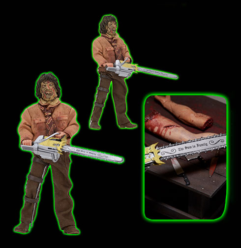 Texas Chainsaw Massacre 3- 8in Leatherface Clothed Action Figure