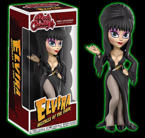 Funko Rock Candy: <br>Elvira, Mistress of the Dark figure