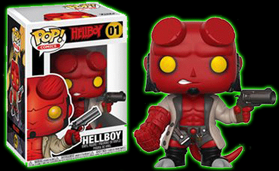 Funko Pop! Hellboy with Jacket, no horns #01