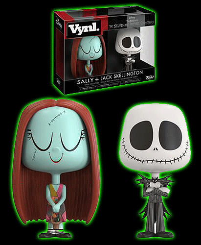 Nightmare Before Christmas Jack and Sally Funko VYNL 2 Pack