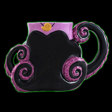 Disney Villain Ursula Tentacles Ceramic 3D Sculpted Mug