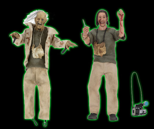 Texas Chainsaw Massacre 8in Clothed Action Figures Nubbins Sawyer Collectors Set