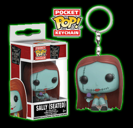 Nightmare Before Christmas: Sally (seated) Pocket POP! keychain