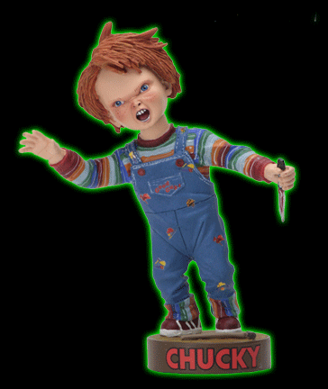 Chucky with Knife Head Knocker