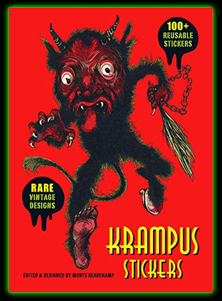 Krampus Stickers Tin