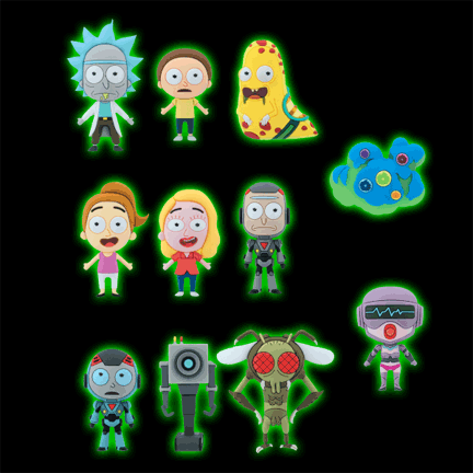 Rick and Morty Series 1 - 3D Foam Key Ring