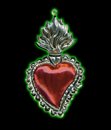 Flaming Heart Tin